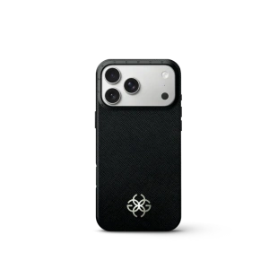 Чехол Golden Concept для iPhone 17 Pro Max, Saffiano Leather Logo Чехол Golden Concept для iPhone 17 Pro Max, Saffiano Leather Logo