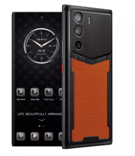 Телефон Vertu METAVERTU 5G Web3, Alligator Leather (Joy orange/Оранжевый)