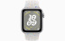 Apple Watch SE // 40мм GPS+Cellular // Корпус из алюминия серебристого цвета, спортивный ремешок Nike цвета «Чистая платина» (2024)