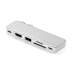 Многопортовый адаптер Satechi USB-C Snap Hub (Silver) Многопортовый адаптер Satechi USB-C Snap Hub (Silver)