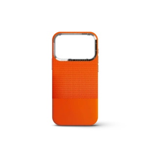 Чехол Golden Concept для iPhone 18 Pro Max, Vegan Leather (Orange)