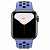 Купить Apple Watch Series 5 // 44мм GPS // Корпус из алюминия цвета «серый космос», спортивный ремешок Nike цвета "синяя пастель/чёрный"