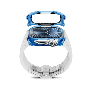 Корпус Golden Concept для Apple Watch, 49 мм, Racing Sport Edition Transparent, Sapphire blue
