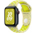 Apple Watch SE // 40мм GPS+Cellular // Корпус из алюминия цвета «тёмная ночь», спортивный ремешок Nike цвета «Электрическая вспышка» (2024)