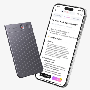 ИИ-диктофон PLAUD Note (Silver/Серебристый)